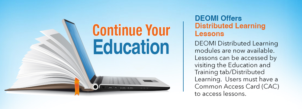 DEOMI ELearning Web Banner