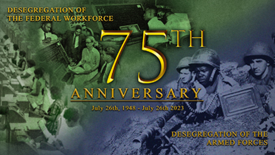 Social Media Web Banner for 75th Anniversary of Desegregation