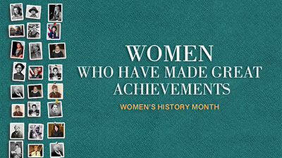 2024 Women's History Month Social Media Banner