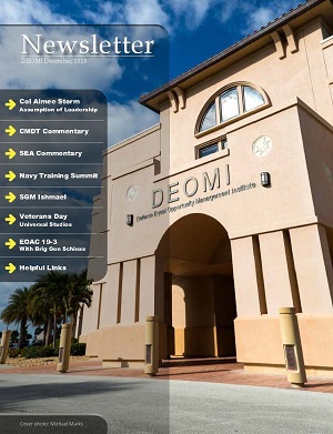 Cover Image DEOMI December 2019 Newsletter