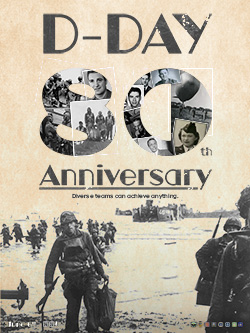 80th Anniversary D-Day Poster
