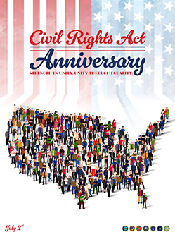 Civil Rights Act Anniversary Poster