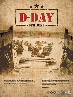 D-Day Anniversary Poster