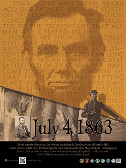 Poster July Series Lincoln Gettysburg Address